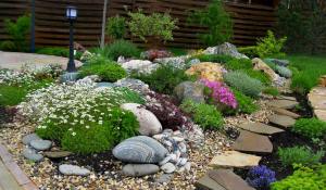 Камни для садовой клумбы